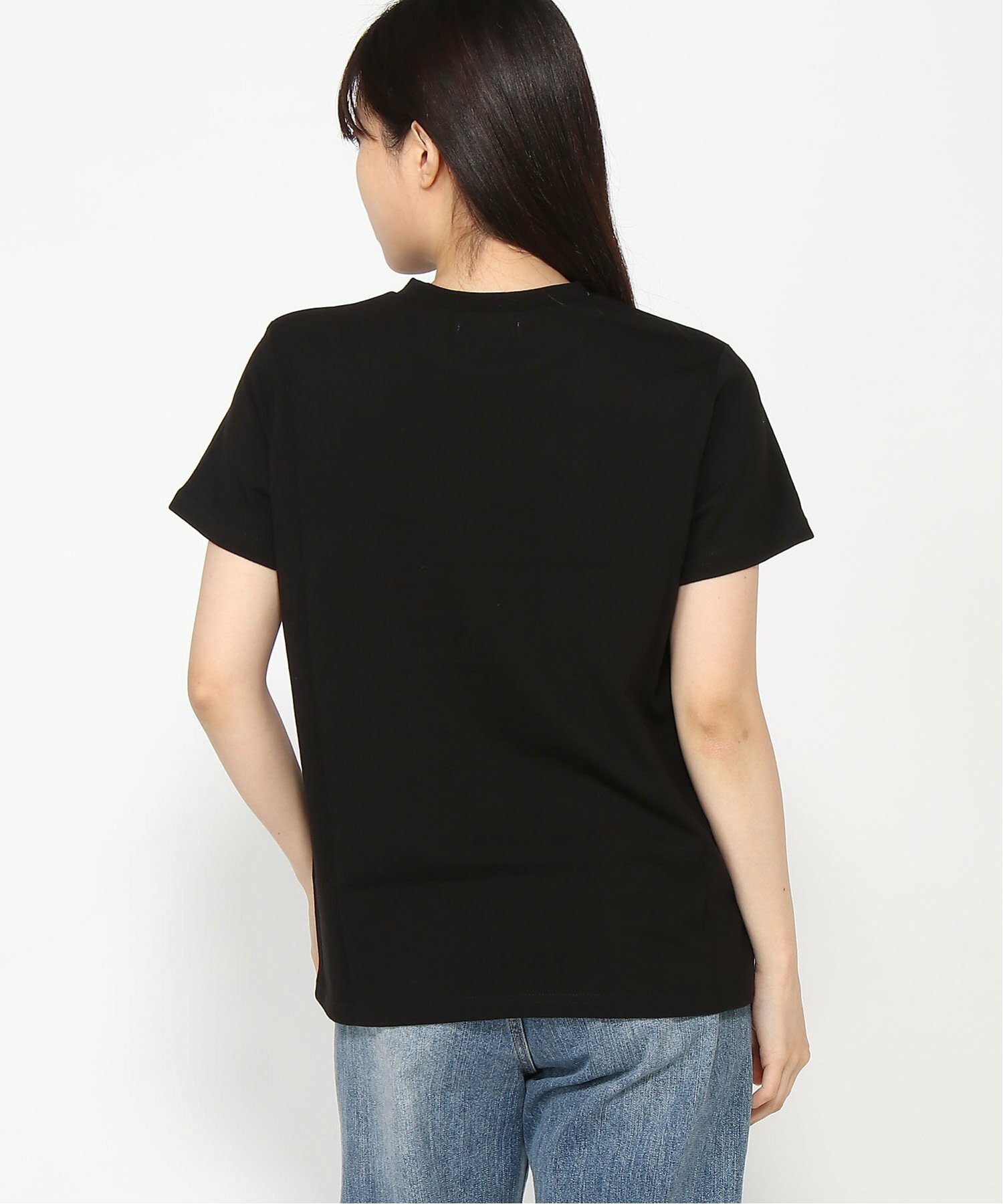 (W)フードサガラ刺繍Tシャツ